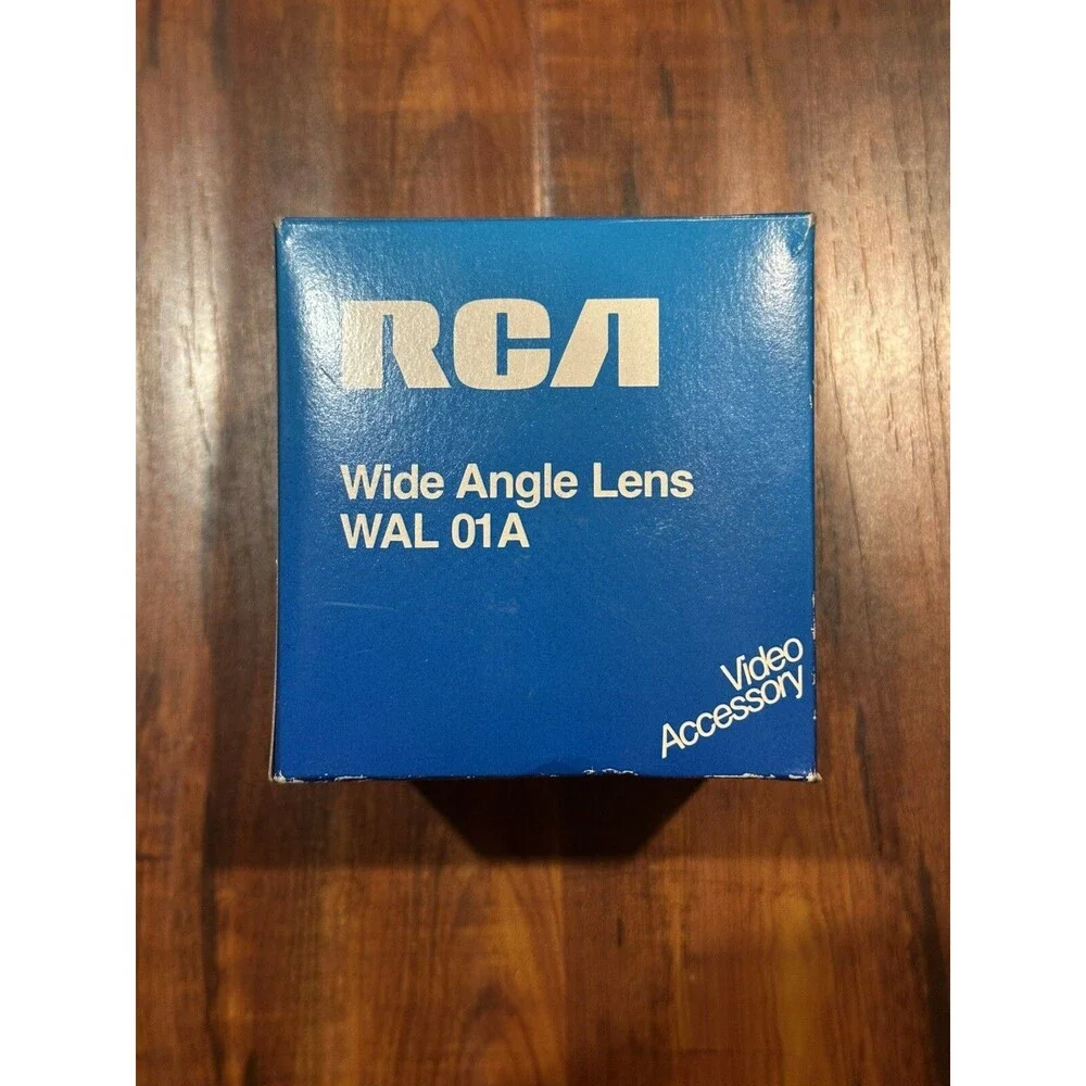 RCA WAL01A Wide Angle Conversion Lens with Adapters & Case For RCA Video Camera